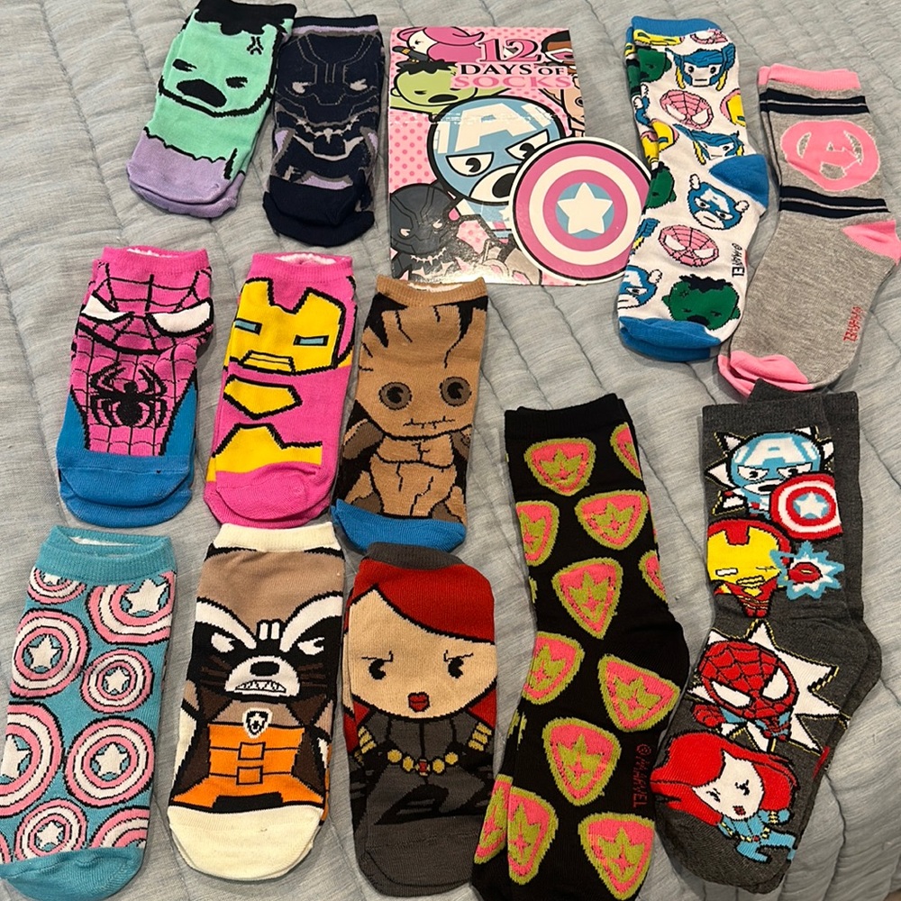 Marvel Socks - 12 Days of Socks